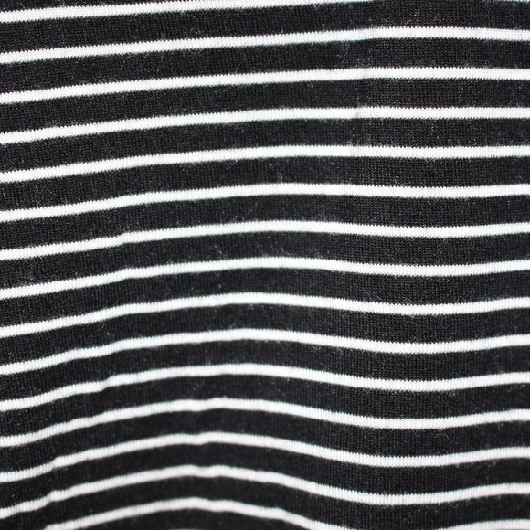American Eagle, Soft & Sexy striped black and white  short sleeve shirt - Picture 4 of 4